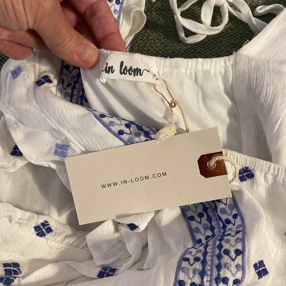 NWT In Loom Boho/Peasant Top Size M - Picture 2 of 5